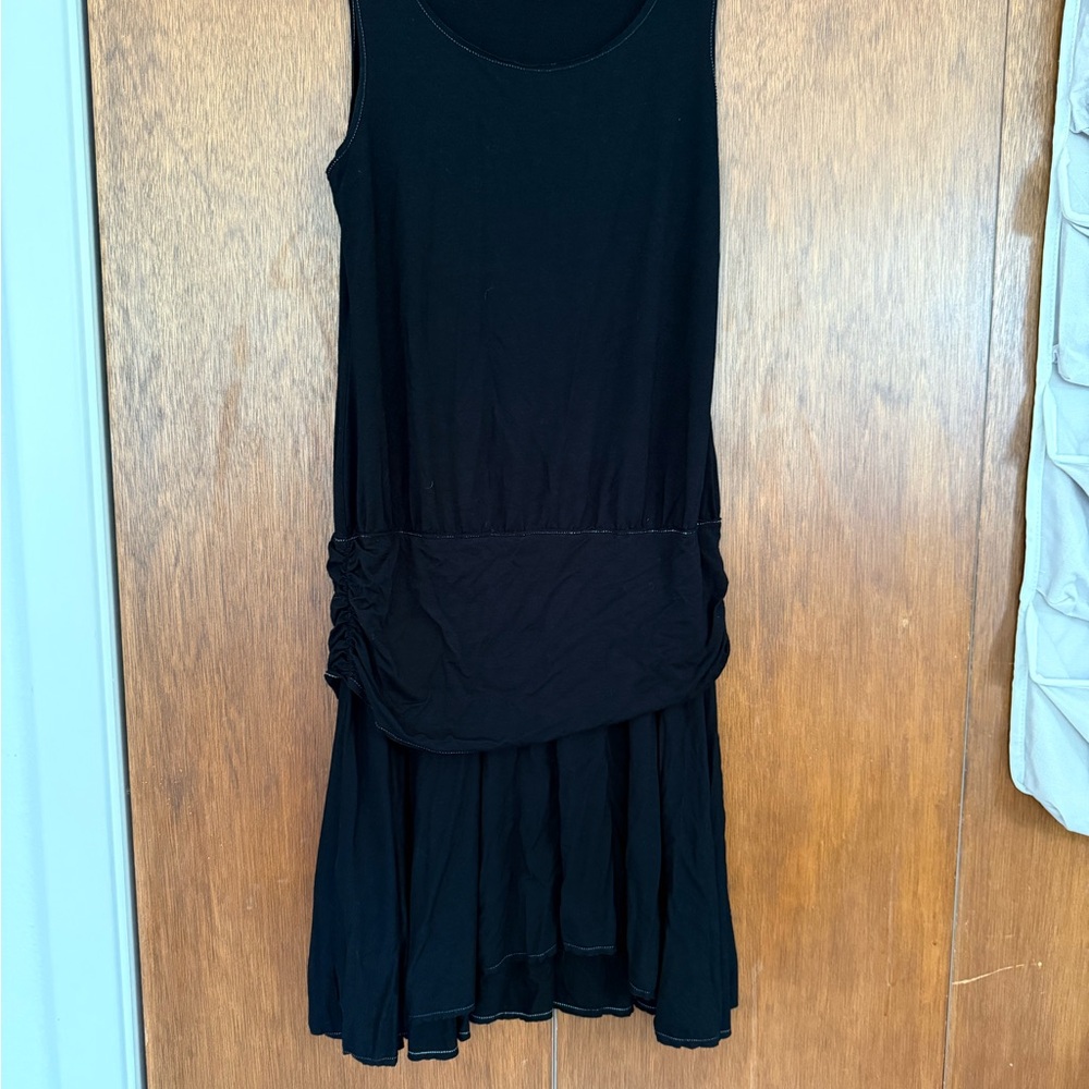 Max Studio Black Sleeveless Sheath Mini Dress